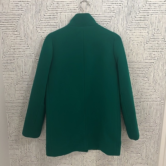 Gorgeous jade green Cocoon coat - Picture 3 of 6